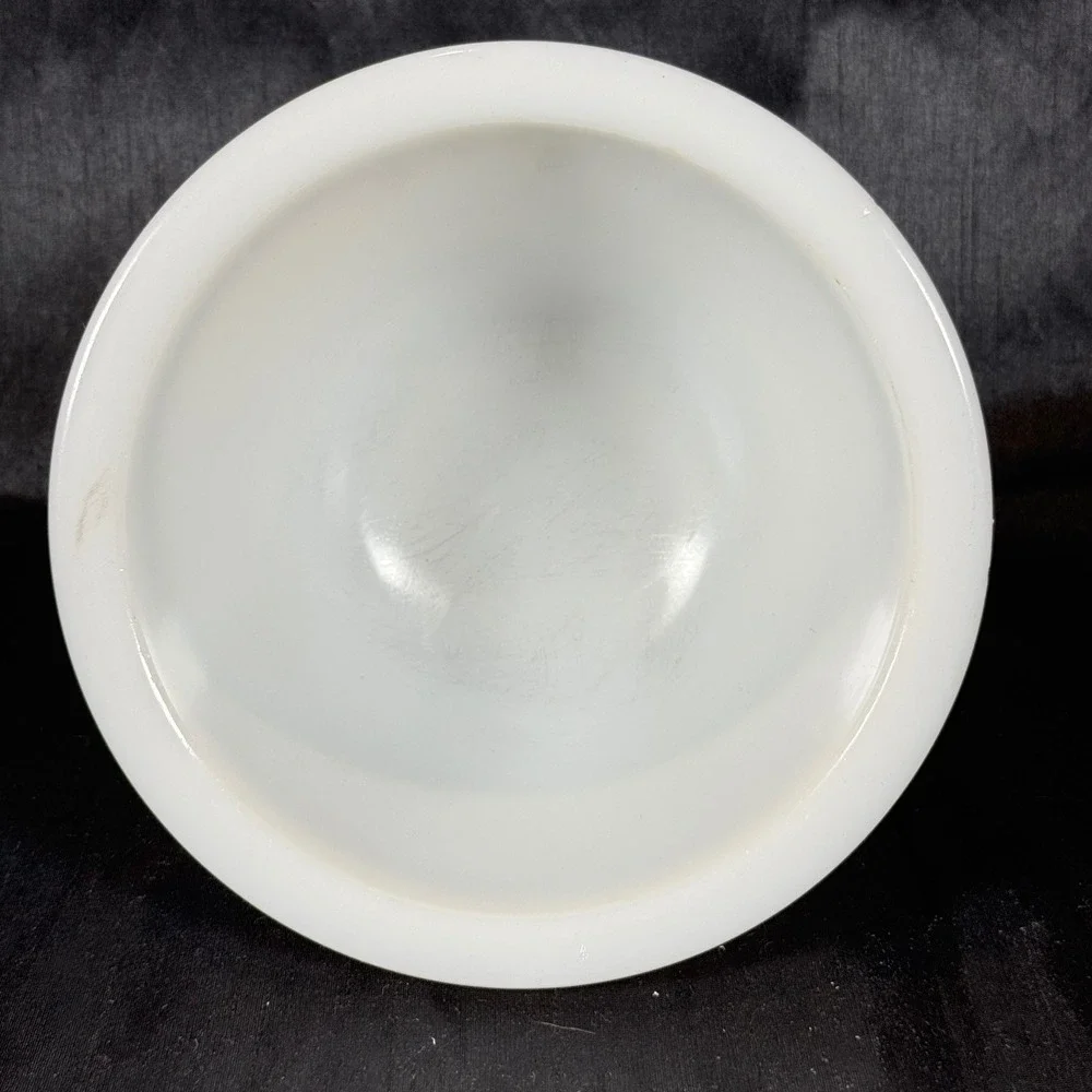 Vintage White Milk Glass Replacement Bowl 7